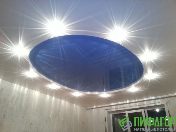 Фото натяжного потолка