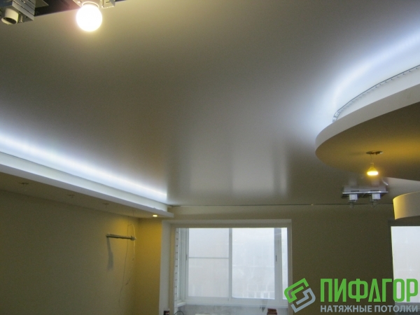 Сатиновые натяжные потолки