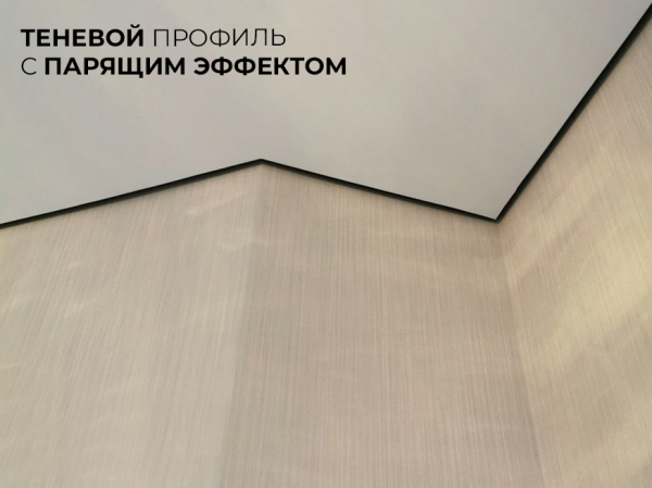 Теневые натяжные потолки ЕвроЛюмфер